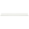 vidaXL Drijvende plank Wandgemonteerd 2 pcs Wit 60 x 18 x 2,5 cm Staal