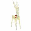 vidaXL 3D Rendier 140 LED's Warmwit 128 cm PET