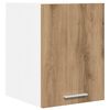 vidaXL Hangkast Ambachtelijke Eik en Wit 30 x 31 x 40 cm Bewerkt hout