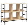 vidaXL Dressoir Sonoma Eiken 102x32x73,5 cm Bewerkt Hout
