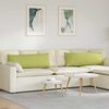vidaXL Sofa Kussens 2 stuks Lichtgroen 120 x 40 cm Stof