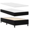 vidaXL Boxspringbed met matras met LED Zwart 90 x 190 cm Fluweel