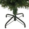 vidaXL Kunstkerstboom met standaard smal 120 cm PVC groen