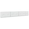 vidaXL Gabion met 3,5 mm Draad en 5x10 cm Mesh 350x10x50 cm