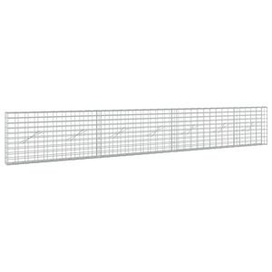 vidaXL Gabion met 3,5 mm Draad en 5x10 cm Mesh 350x10x50 cm