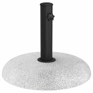 vidaXL Parasolvoet 20.9 kg Lichtgrijs Beton Rond