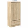 vidaXL Kast met lade 55,5x34x119,5 cm spaanplaat sonoma eikenkleurig
