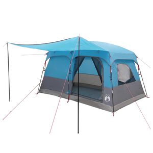 vidaXL Gezinstent 6-persoons Blauw Polyester