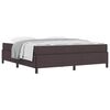 vidaXL Boxspringbed Donkerbruin 180 x 200 cm Stof