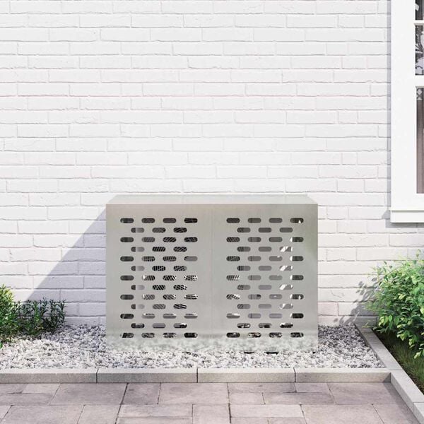 vidaXL Airconditioner hoes Zilver 100 x 50 x 70 cm