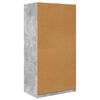 vidaXL Badkamer Kast Beton Grijs 79,5 x 49 x 156 cm Bewerkt hout