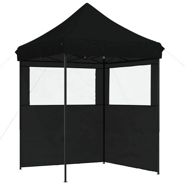 vidaXL Partytent Zwart 200 x 200 x 306 cm Oxford Stof