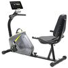 vidaXL Ligfiets hometrainer magnetisch met hartslagmeter