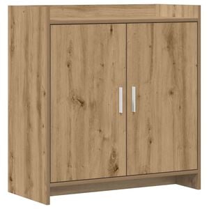 vidaXL Dressoir Artisanaal eiken 72 x 36 x 80 cm Bewerkt hout