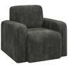 vidaXL Fauteuil Antraciet corduroy
