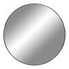 House Nordic Spiegel Daisy rond zwart
