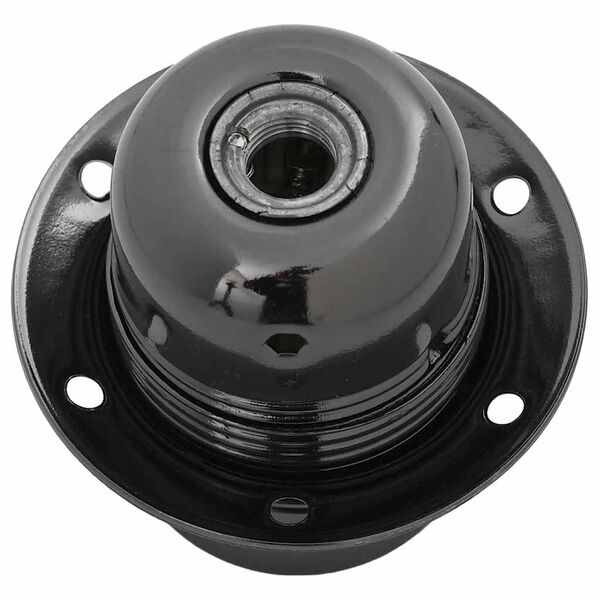 vidaXL Lamphouders 2 st glanzend zwart E27