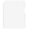 vidaXL Nachtkastjes met LED-verlichting 2 st 50x40x45 cm wit