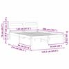 vidaXL Bedframe met hoofdeinde Wit 120 x 200 cm Massief grenenhout