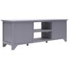 vidaXL Tv-meubel 115x30x40 cm paulowniahout grijs