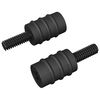 vidaXL Standoff Schroef 12 st Zwart M4 Rubber en Staal
