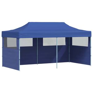 vidaXL Partytent pop-up inklapbaar 3x6 m blauw