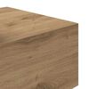 vidaXL Nachtkastje Artisan Eiken 70 x 36 x 40,5 cm Bewerkt hout