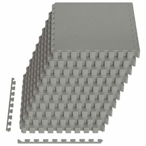 vidaXL Vloermatten 40 st Grijs 14,4 m&sup2; EVA Schuim