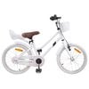vidaXL Kinderfiets 18 Inch voor 5-7 jaar Wit