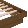 vidaXL Bedframe massief hout honingbruin 135x190 cm