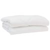 vidaXL Dekbed met kussen 3 pcs Wit Microfibre