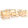 vidaXL 7-delige Loungeset massief grenenhout