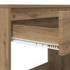 vidaXL Bureau met lade Artisan Eiken 100 x 50 x 78 cm Bewerkt hout