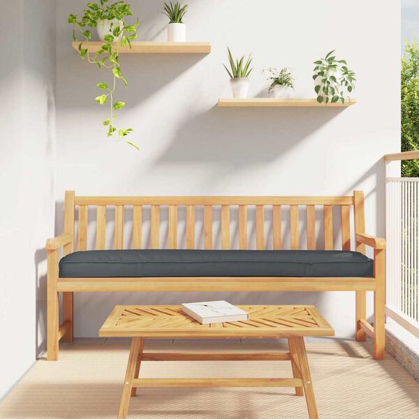 vidaXL Pallet Kussen Set 2 pcs Antraciet 180 x 40 x 8 cm