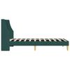 vidaXL Bedframe met hoofdeinde Donkergroen 90 x 200 cm Stof