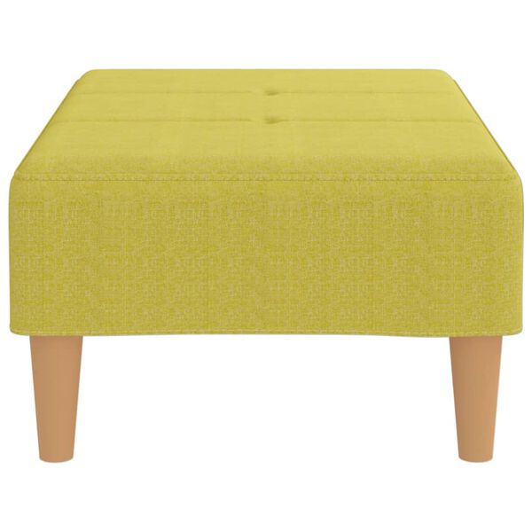 vidaXL Voetenbank 78x56x32 cm stof groen