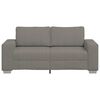 vidaXL Loveseat Sofa Lichtgrijs 180x77x82 cm Corduroy Stof