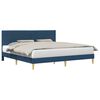 vidaXL Bedframe met hoofdeinde Blauw 180 x 200 cm Stof