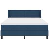 vidaXL Boxspringbed met matras Blauw 190 x 140 cm Polyester