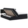 vidaXL Opslag bed met hoofdeinde 2 st Zwart