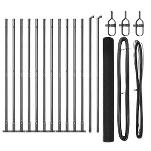 vidaXL Afrasteringspaal Grijs