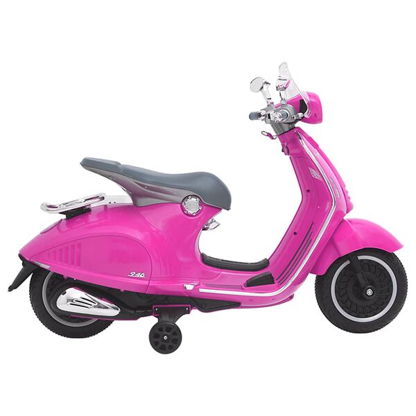 vidaXL Kindermotor elektrisch Vespa GTS300 roze
