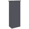 vidaXL Pakket inwerp box met slot Antraciet 44,5 x 29 x 110,5 cm Staal