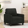 vidaXL Fauteuil 60 cm stof zwart
