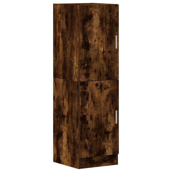 vidaXL Keukenkast 38x41,5x131,5 cm bewerkt hout gerookt eikenkleurig