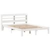 vidaXL Bedframe met hoofdeinde zonder matras 120x200 cm wit
