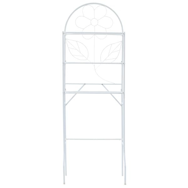 vidaXL Badkamerrek 60x33x174 cm wit