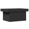 vidaXL Salontafel 80x55x40 cm bewerkt hout zwart