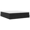 vidaXL Ottoman bed met matrassen 160x200cm fluweel zwart