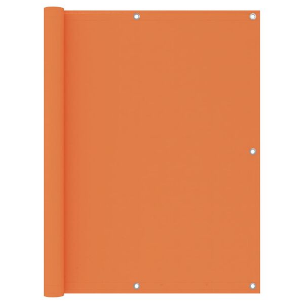 vidaXL Balkonscherm 120x400 cm oxford stof oranje